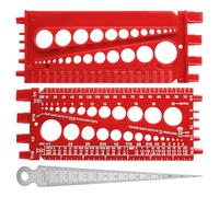 Calibro Per La Misurazione Del Dado Da 1 Pezzo E Righello Per La Distanza Da 1 Pezzo, Calibro Per La Misurazione Dei Bulloni, Controllo Della Filettatura Del Bullone, Strumenti Di Misurazione