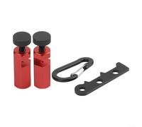 Calibro per scale in alluminio per quadri, set da 42 mm con design esagonale e moschettone anti-smarrimento per falegnami