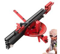 Calibro per seghe da tavolo, di recinzione per mitra da 45 cm, recinzione in alluminio, recinzione telescopica per tagli accurati, da tavolo per artigianato