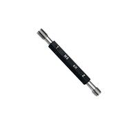 Calibro per tappo filettato in acciaio, Calibro per tappo filettato a doppia vite Cuscinetto metrico Tappo filettato per calibro in acciaio Calibro per tappo filettato (M8 × 1,25-6H)