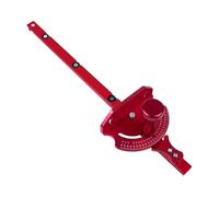 Calibro per troncatrice, in lega di alluminio di precisione, per da banco, calibro ergonomico per allineamento della lavorazione del legno, versatile per tavoli fresatori, seghe a nastro