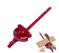 Calibro per troncatrice per da tavolo, calibro per troncatrice per da tavolo, calibro di precisione per allineamento del legno, versatile, recinto ergonomico calibr