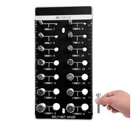 Calibro per Verifica Filettature - Guida Identificazione Professionale | Rilevatore Dimensioni Filetti - Per Riparazione Auto Lavorazione Falegnameria Manutenzione Camion Tubi