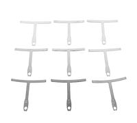 Calibro Raggio Chitarra, Set 9 Pezzi Acciaio Inox, Metro Misurazione Sotto Corde - Precisione Elevata, Strumento Robusto, Uso Universale per Liutai