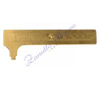 Calibro scorrevole in ottone da 80 mm