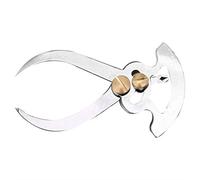 Calibro Spessimetro Acciaio Inossidabile, Strumento Misura Diametro Interno Esterno, Compatto e Leggero - Precisione Elevata, Superficie Liscia, Uso Professionale e Hobbistico