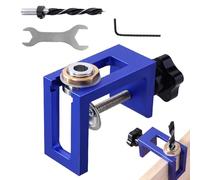 Calibro tascabile - supporto per strati nascosti per forare installazione invisibile, strumento per forare verticale, punta per legno | set di stencil per trapano regolabile