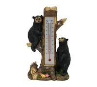 Calibro Temperatura Esterna Doppia | Bears On Tree Termometro Esterno Con Celsius e Indicatori, Monitor Temperatura per Balcony, Garage, Lawn, Porch, Giardino, Backyard, Patio, Uso
