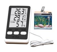 Calibro Temperatura Per Frigorifero - Igrometro Calibro Temperatura Esterno 10x6cm | Misuratore di Pesce Impermeabile Display LCD | Igrometro Serbatoio Fornitori Servic