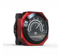 Calibro termometro manubrio moto Riloer, termometro in lega leggera impermeabile; Compatibile con Y-amaha, K-awasaki, S-uzuki, Hon-da