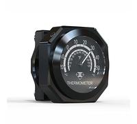 Calibro termometro manubrio moto Riloer, termometro in lega leggera impermeabile; Compatibile con Y-amaha, K-awasaki, S-uzuki, Hon-da