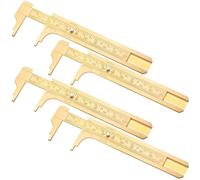 Calibro Vernier Portatile Scala Righello Metallico 4PCS