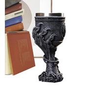 Calice da birra, design medievale con artiglio di drago, tazza per bevande 3D, bicchieri multifunzionali, 7,5 x 7,4 x 17 cm, ideale per cocktail, succo di whisky, per feste di vacanza