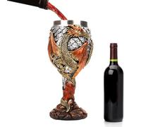 Calice da drago, calice medievale - per bere calice di vino con draghi
