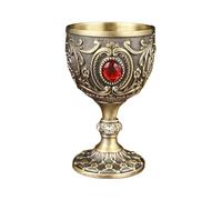 Calice da vino rosso riutilizzabile, 30 ml, in lega di strass, bicchiere da vino, bicchiere da whisky, di ispirazione europea, fascino vintage con tocco moderno