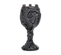 Calice De Bicchiere Da Vino Di Drago - Bicchiere Medievale Gotico, Coppa Di Calice Di Drago | Bicchieri Medievali In Acciaio Di Dungeon E Draghi Fantastici, Calice Del Contenitore Da Bere Medievale