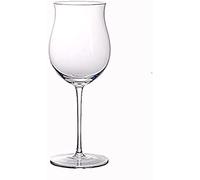 Calice per bicchieri da vino rosso con fondo concavo in cristallo a forma di tulipano, trasparente, 650 ml