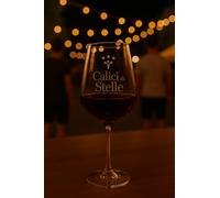 Calice per vino da 530cc personalizzabile con il tuo nome o con la frase che preferisci o con immagine di vino - Calice da degustazione in vetro modello Carrè di Rastal -