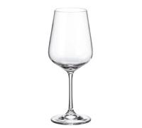 Calici Bicchieri Vino Set Servizio 6 Pezzi BRANDANI in Vetro Cristallo di Boemia