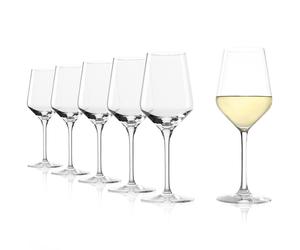 Calici da Vino Bianco Revolution Set di 6 365 ml - Ideali per Vini Bianchi