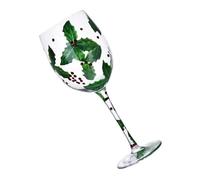 Calici per bevande a tema natalizio, sofisticati, calici da champagne a stelo alto, per feste, eleganti calici natalizi