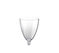 Calici Plastica Acqua-Vino Sommelier PS 180cc Trasparenti cfz 20pz