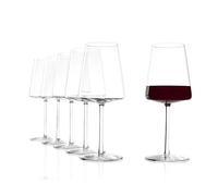 Calici Vino Rosso Power Set di 6 520ml Bicchieri di Qualità per Vini Corposi