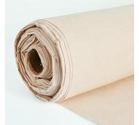 Calico Fabric by The Metre - 58 Inches / 147.5 cm Wide | 100% Cotton Fabric - Medium Weight, for Sewing, Quilting, Curtain Linings, Pillowcases & Totes by FT Fashion Track (3 Metre, Natural Calico)