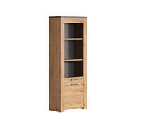 CALICOSY Vaisselier 2 Portes Dont 1 en verre trempé H199 cm - Follow