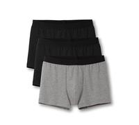 CALIDA Benefit Naturale Boxer a Pantaloncino, Nero, S Uomo
