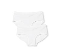 Calida Benefit - Pantaloni da Donna da Donna, in Set Pratico di Due, Taglio Basso, Bianco, 50-52