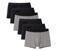 CALIDA Boxer 'Natural Benefit' grigio / nero Uomo CALIDA S grigio / nero