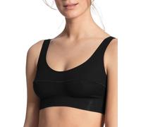 Calida - Reggiseno sportivo senza ferretto, 2/XSU, NERO