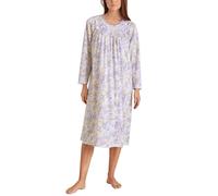 Calida Morbido Cotone Camicia da Notte, Opaco, Viola Crepuscolo, Etichettalia Unica Donna
