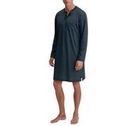 Calida Camicia da Notte Relax Streamline da Uomo, Confezione da 1, Blu Zaffiro, 52-54