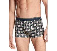 CALIDA Cotton Code Design Boxer a Pantaloncino, Laurel Green, S Uomo