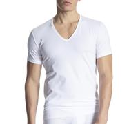 Calida Cotton Code T-Shirt, Bianco (Weiss 001), Large Uomo