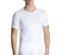Calida Cotton Code T-Shirt, Bianco (Weiss 001), Medium Uomo