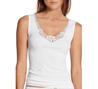 CALIDA Cotton Desire T-Shirt, Bianco, 50-52 Donna