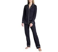 Calida Donna Night Lovers Set di Pigiama Not Applicable, Lapis Blu Scuro, S