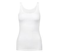 CALIDA Donna Top - Naturale Comfort, Canottiera, Canotta, Jersey, Bianco e Nero