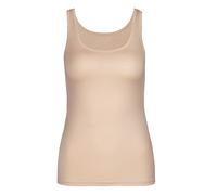 CALIDA Donna Top - Naturale Comfort, Canottiera, Canotta, Jersey, Bianco e Nero