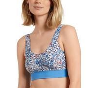 Calida Elastic Trend Reggiseno, Oscurante, azurit Blue, 36-38 Donna