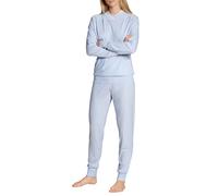 CALIDA Elegant Dreams Set di Pigiama, Harmony Blue, 44-46 Donna