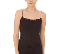 Calida Etude Toujours Canottiera, Semitrasparente, Nero, 50-52 Donna