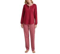 CALIDA Family & Friends Set di Pigiama, Rio Red, 36-38 Donna