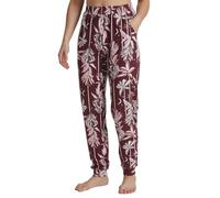 CALIDA Favourites - Pantaloni da Notte con Tasche Laterali, 100% Cotone, Port Royal Red, 54-56
