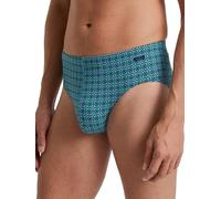 CALIDA Grafic Cotton Mutande da Uomo, Storm Blue, 56