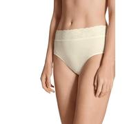 Calida Iconics Midi Slip Donna 100% Cotone Pizzo, Crema Champagne, 40-42