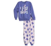 CALIDA Kids Monsters Set di Pigiama, Tempesta Viola, 164-170 Bambine e Ragazze